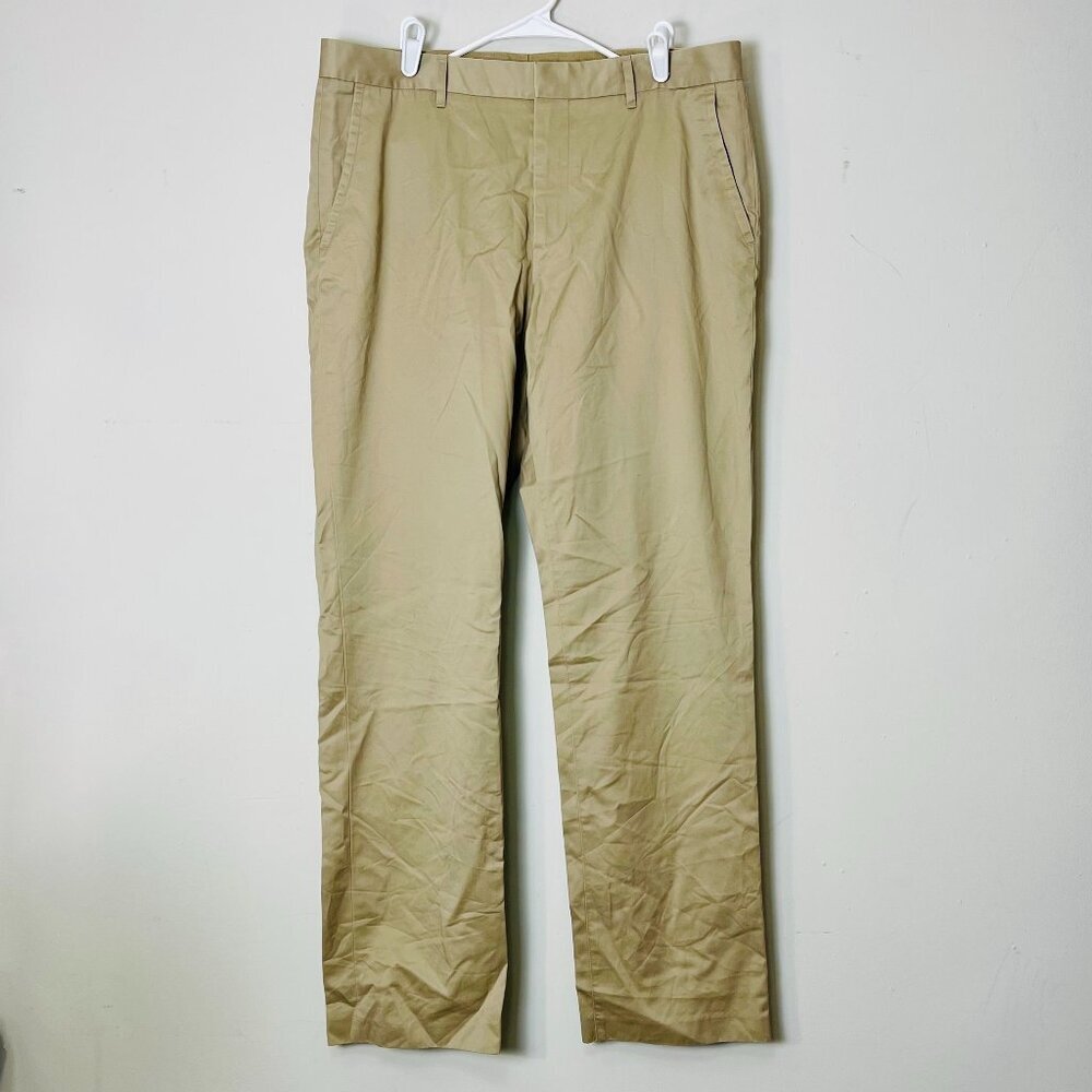 Bonobos Wednesday Straight Khaki Dress Pants Men's 35x32 Trousers Work‎ Career
